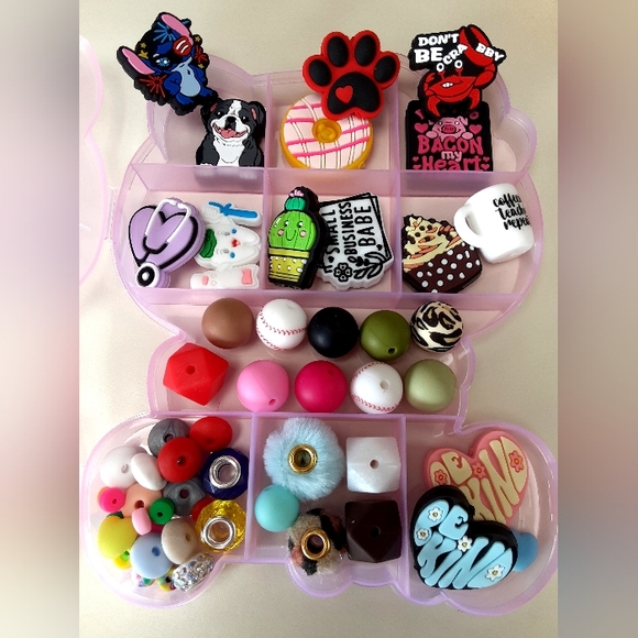 Hello Kitty Storage Container Beadable Pen Kit - Brand New - Picture 6 of 6